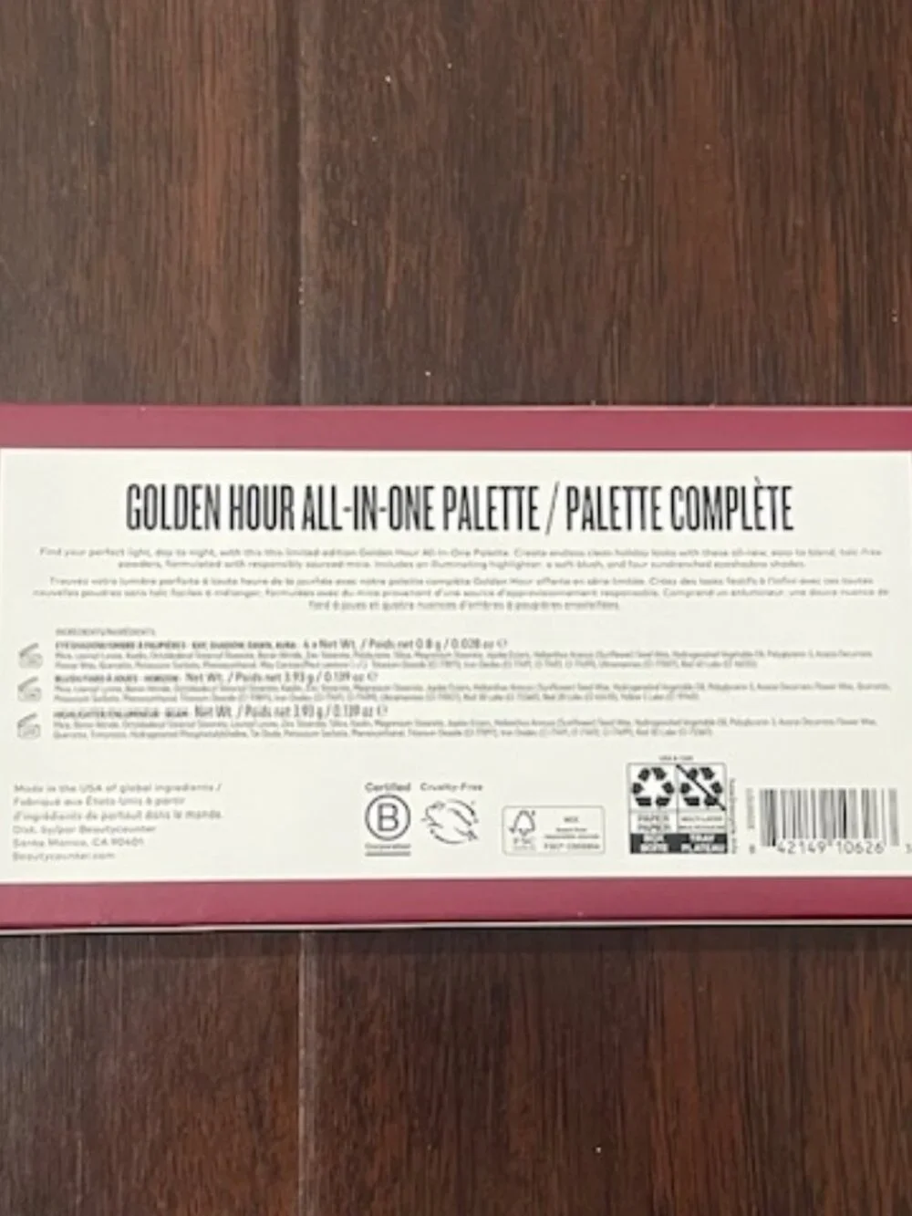 Beautycounter Golden Hour All-In-One Palette